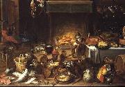 Jan Van Kessel Monkeys Feasting Spain oil painting reproduction